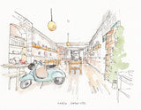 Customized Home/ Restaurant Portrait Original Hand Drawing (Interior)