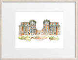 Customized Home Portrait Original Hand Drawing (Condo Building)