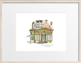 Original Hand Drawing - Empire Coffee & Tea Co, Hoboken