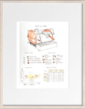 GS3 Espresso Machine Study Drawing - LIMITED EDITION