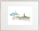 Hoboken with Manhattan