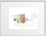 Customized Home Portrait Original Hand Drawing (Condo Building)