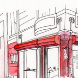 Les Enfants de Bohème, Lower East Side, New York (Red and White)