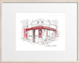 Les Enfants de Bohème, Lower East Side, New York (Red and White)
