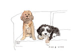 Your Pet Illustration 5 X 7"
