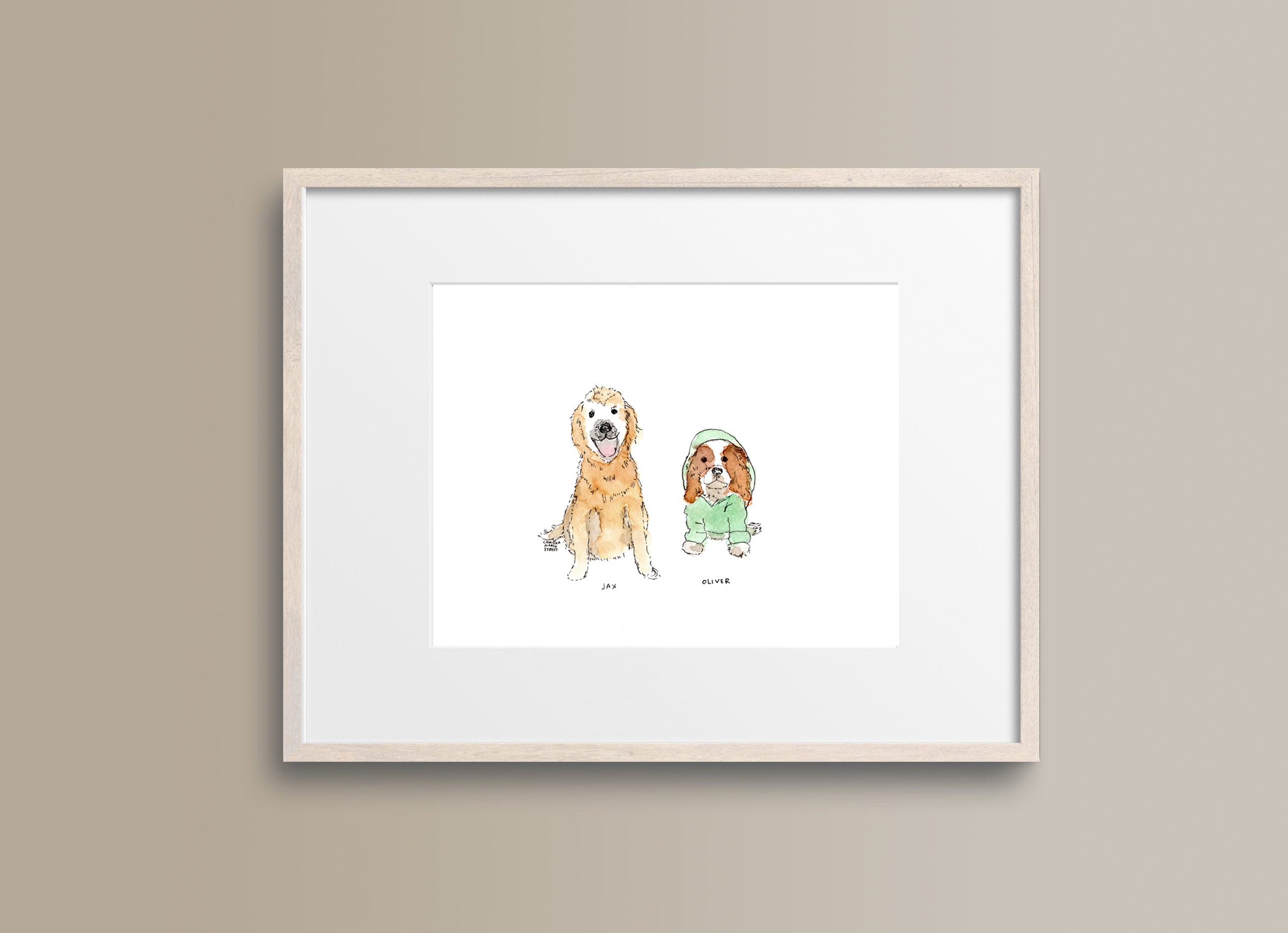 Family, Pet, Vehicle Portrait Custom Drawing