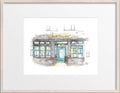 Homer, Beacon Hill, Seattle Watercolor Hand Drawing
