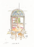 Customized Home/ Restaurant Portrait Original Hand Drawing (Interior)