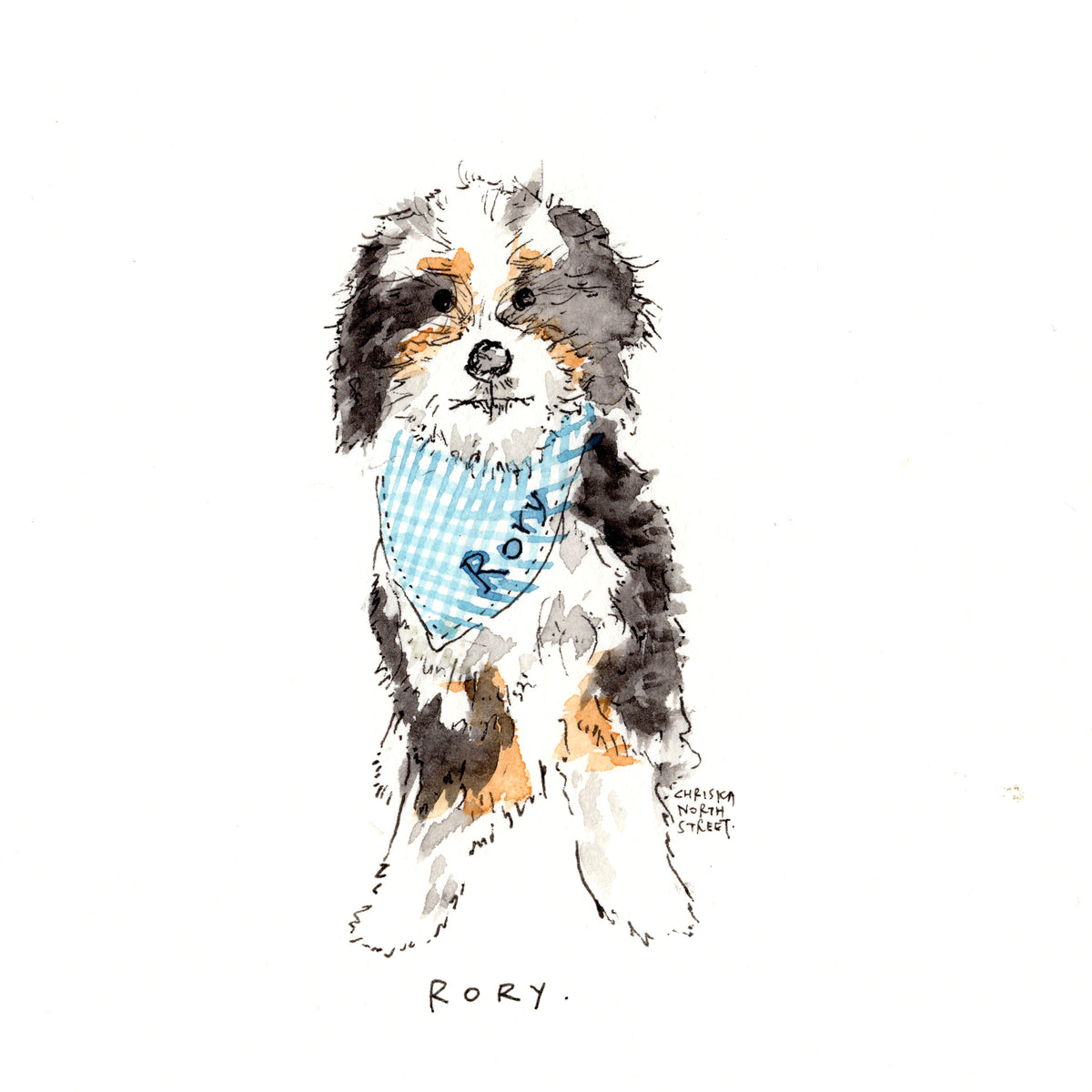 Your Pet Illustration 8 X 10"