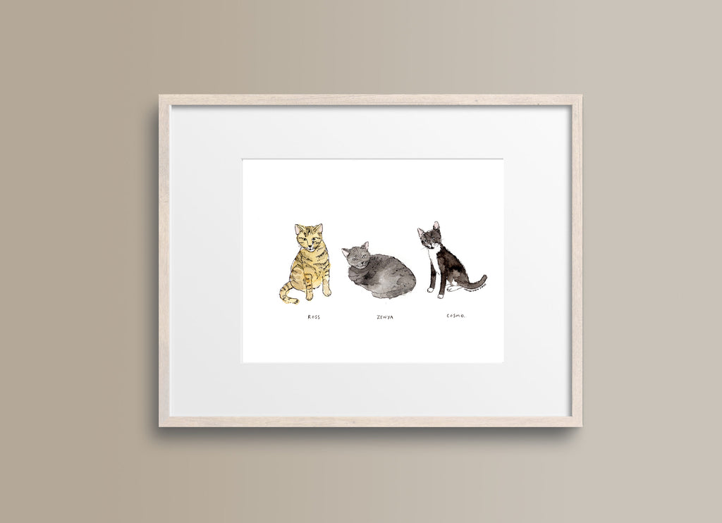 Your Pet Illustration 8 X 10"