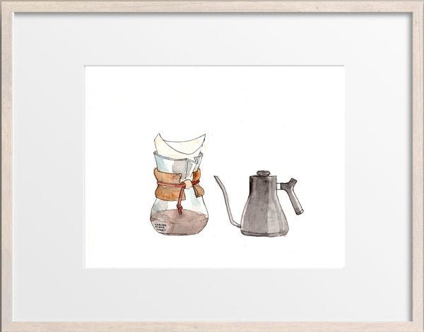 Chemex Pour over Drawing