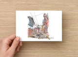 Hello from Hoboken Postcard - Court Street