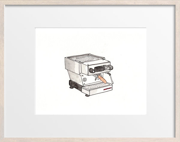 Expresso Machine Drawing