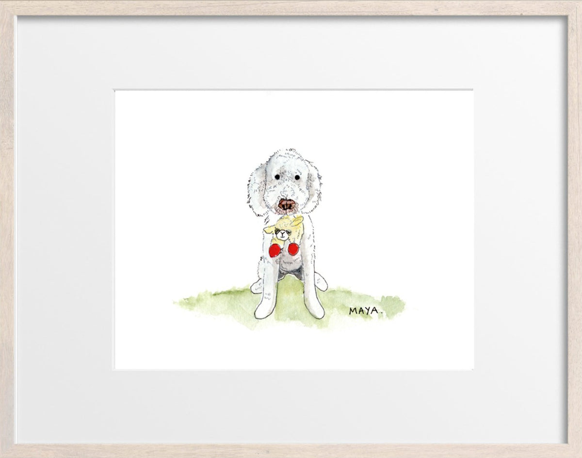Your Pet Illustration 5 X 7"