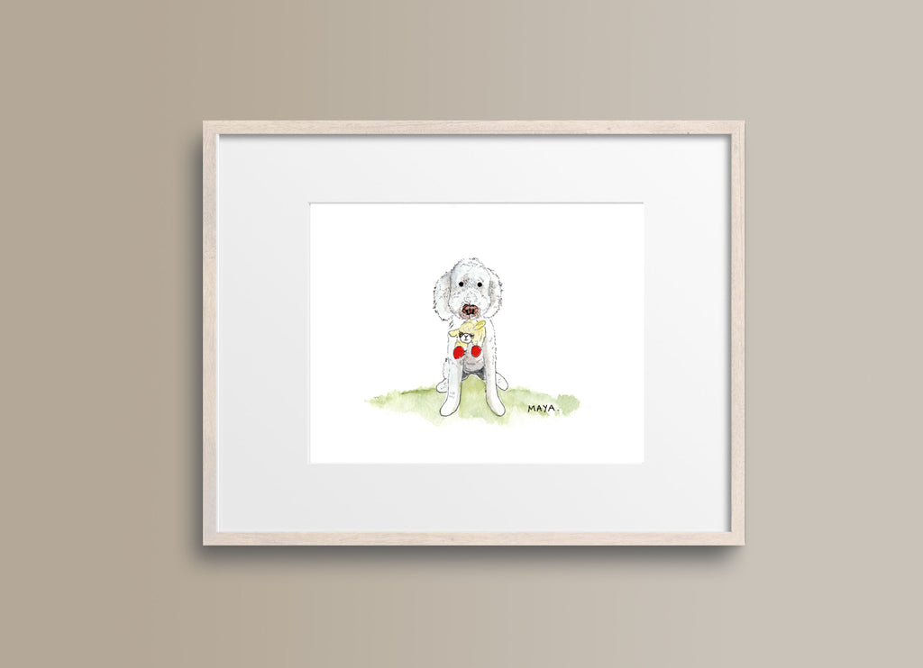 Your Pet Illustration 8 X 10"