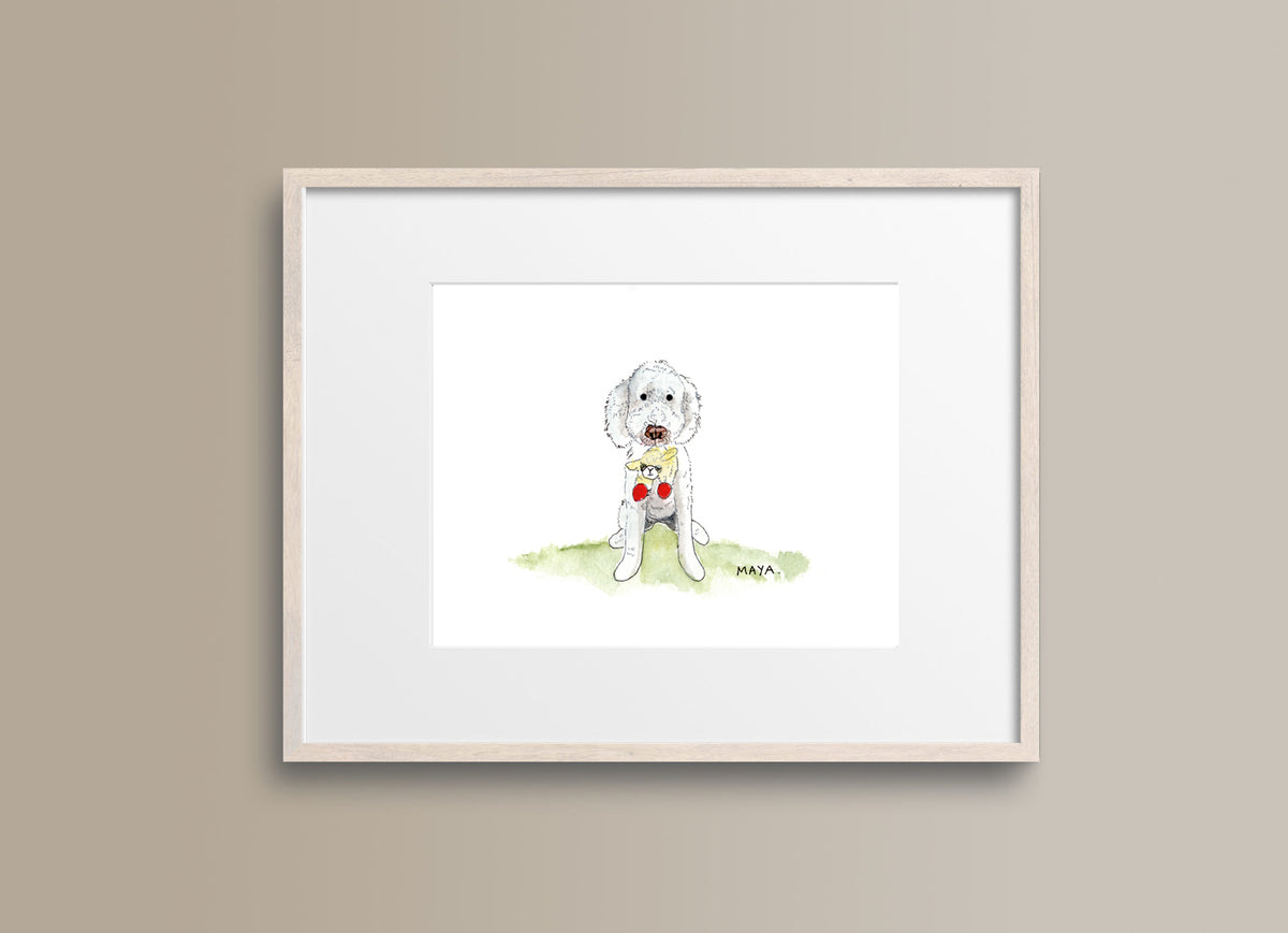 Your Pet Illustration 8 X 10"