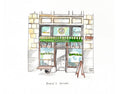 Puffy's Tavern, New York City Drawing - LIMITED EDITION