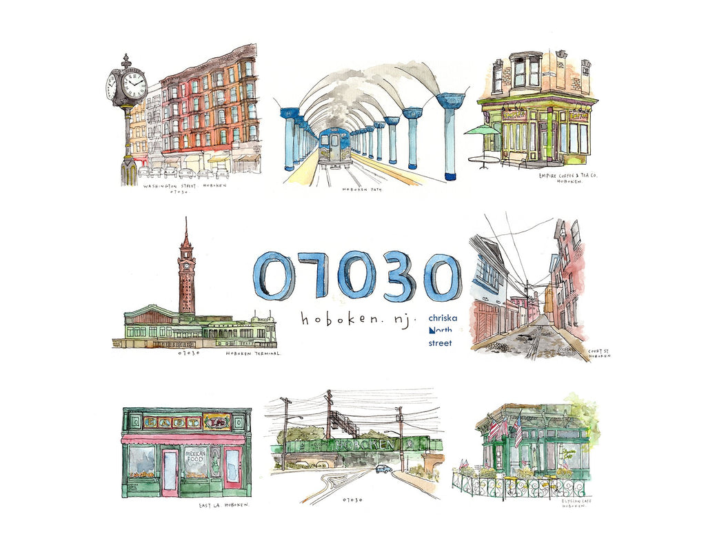 Hoboken 07030 Collage