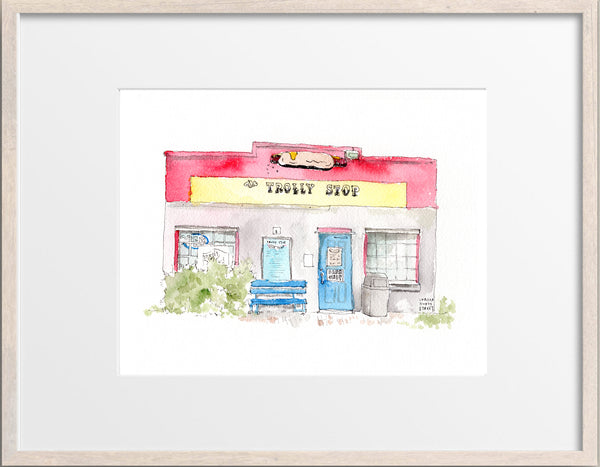 Trolly Shop Drawing  - LIMITED EDITION (50)